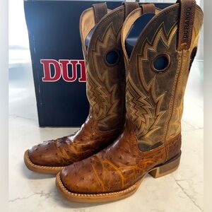 Durango Rebel Pro Tobacco Full-Quill Ostrich Western Men’s Boots Sz.7M NWB